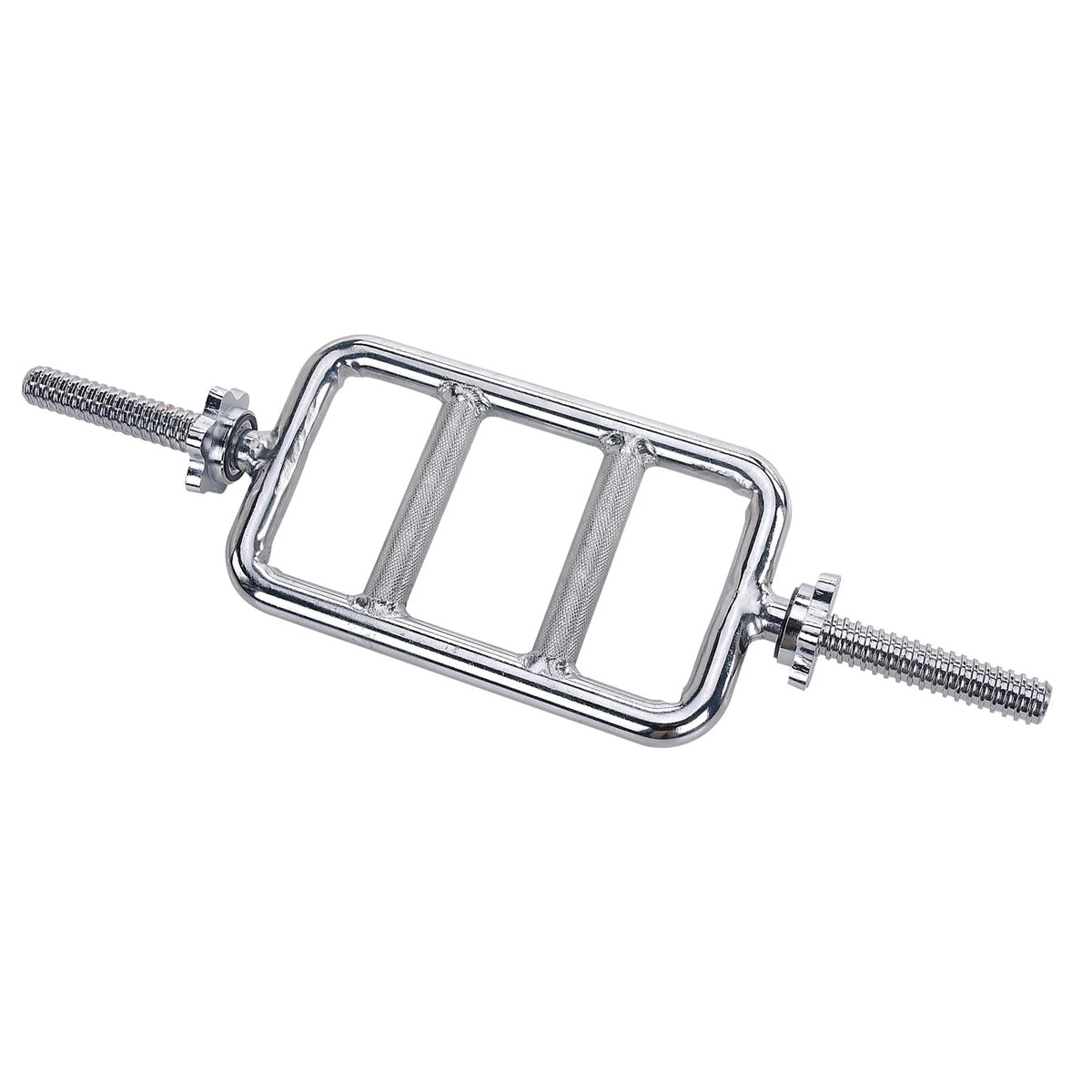 24'' Triceps Bar Weight Solid Chrome w/ Star Lock Collars